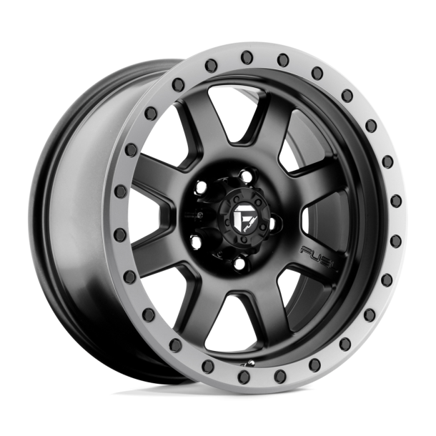 FUEL D551 TROPHY Matte Black Gun Metal Ring 17X8.5 5X127 (BS 4.51) CB 78.10