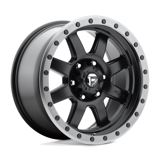 FUEL D551 TROPHY Matte Black Gun Metal Ring 17X8.5 5X127 (BS 4.99) CB 78.10