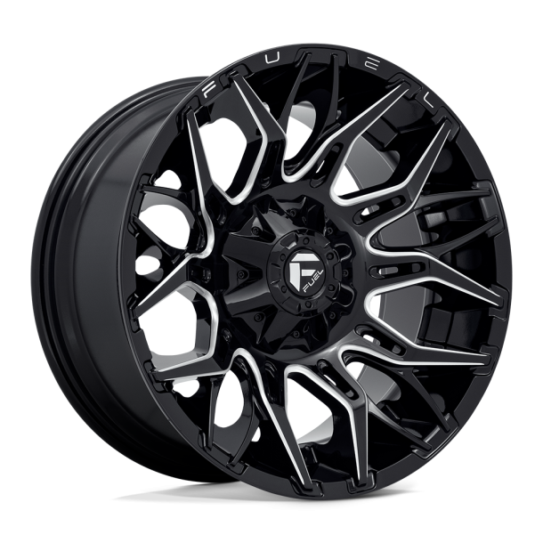 FUEL D769 TWITCH Glossy Black Milled 20X10 6X135 (BS 4.79) CB 106.10