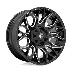 FUEL D769 TWITCH Glossy Black Milled 20X9 5X127 (BS 5.04) CB 78.10