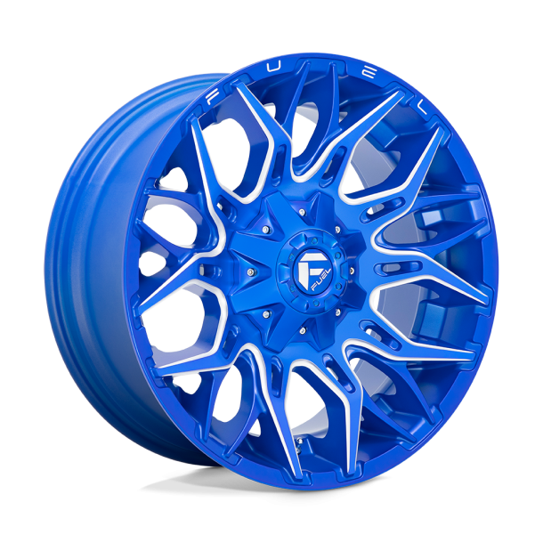 FUEL D770 TWITCH Anodized Blue Milled 20X10 5X114.3 (BS 4.79) CB 78.10