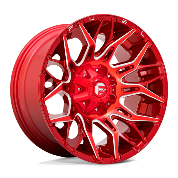 FUEL D771 TWITCH Candy Red Milled 20X10 5X114.3 (BS 4.79) CB 78.10