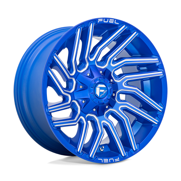 FUEL D774 TYPHOON Anodized Blue Milled 20X10 6X135 (BS 4.79) CB 106.10