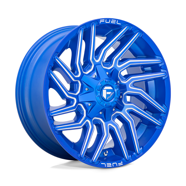 FUEL D774 TYPHOON Anodized Blue Milled 20X10 5X114.3 (BS 4.79) CB 78.10