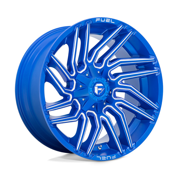 FUEL D774 TYPHOON Anodized Blue Milled 22X10 8X165.1 (BS 4.79) CB 125.10