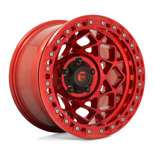 FUEL D121 UNIT BEADLOCK Candy Red 17X9 5X127 (BS 4.41) CB 71.50