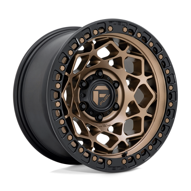 FUEL D785 UNIT Bronze w/ Matte Black Ring 17X9 5X127 (BS 4.53) CB 71.50