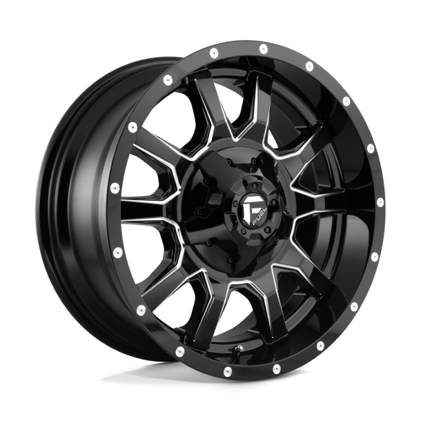 FUEL D627 VANDAL Gloss Black Milled 20X9 8X165.1 (BS 5.79) CB 125.10