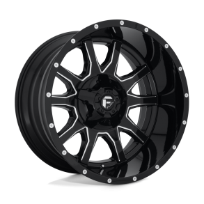 FUEL D627 VANDAL Gloss Black Milled 22X12 8X170 (BS 4.81) CB 125.10