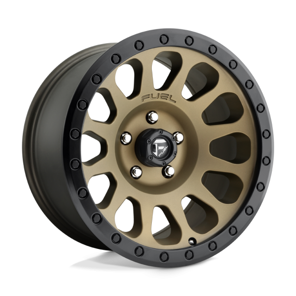 FUEL D600 VECTOR Matte Bronze Black Bead Ring 17X9 6X139.7 (BS 4.53) CB 108.00