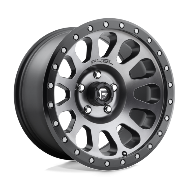 FUEL D601 VECTOR Matte Gun Metal Black Bead Ring 17X8.5 6X139.7 (BS 5.03) CB 108.00