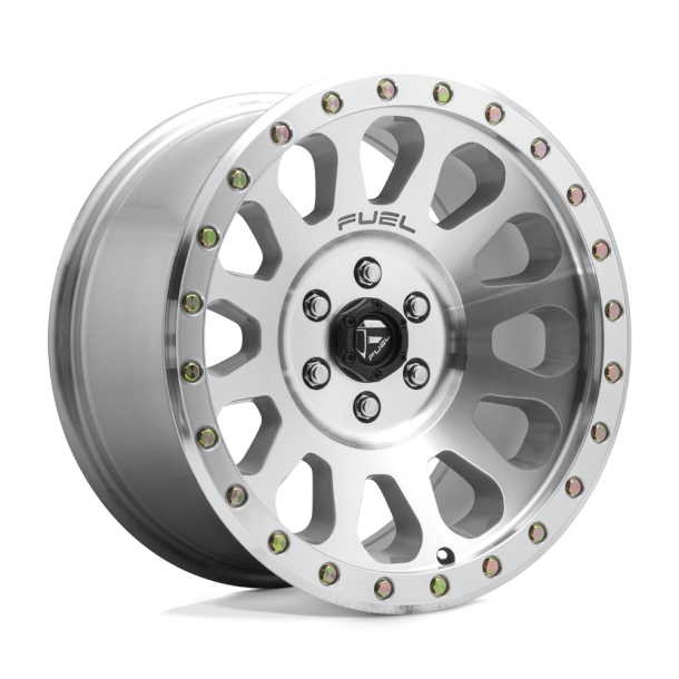 FUEL D647 VECTOR Diamond Cut Machined w/ Clear Coat w/ 17X8.5 6X139.7 (BS 4.51) CB 108.00