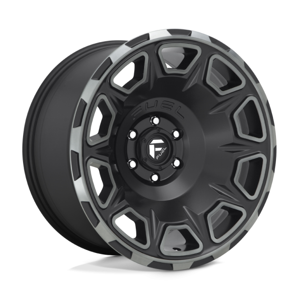 FUEL D686 VENGEANCE Matte Black Double Dark Tint 17X9 5X127 (BS 4.53) CB 71.50