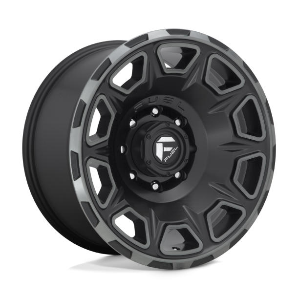 FUEL D686 VENGEANCE Matte Black Double Dark Tint 20X10 8X165.1 (BS 4.79) CB 125.10