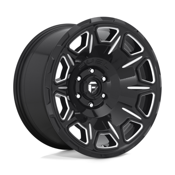 FUEL D688 VENGEANCE Gloss Black Milled 17X9 5X127 (BS 4.53) CB 71.50