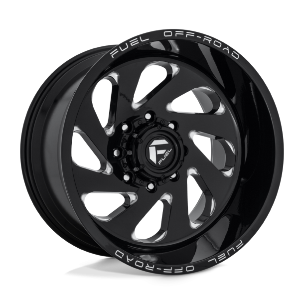 FUEL D637 VORTEX Gloss Black Milled 20X10 5X127 (BS 4.79) CB 78.10