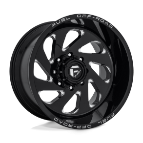 FUEL D637 VORTEX Gloss Black Milled 20X12 5X127 (BS 4.77) CB 78.10