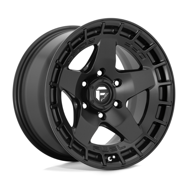 FUEL D733 WARP Satin Black 17X9 5X127 (BS 4.53) CB 71.50