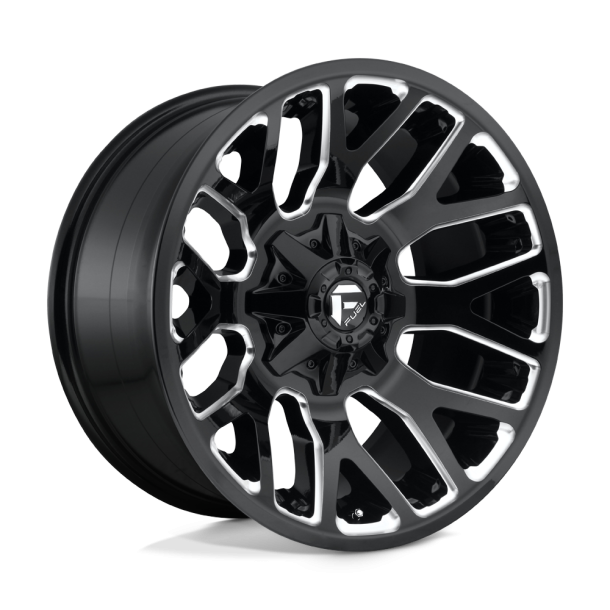 FUEL D623 WARRIOR Gloss Black Milled 20X10 5X114.3 (BS 4.79) CB 78.10