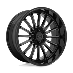KMC XD XD857 WHIPLASH Gloss Black w/ Gray Tint 22X10 6X135 (BS 4.79) CB 87.10