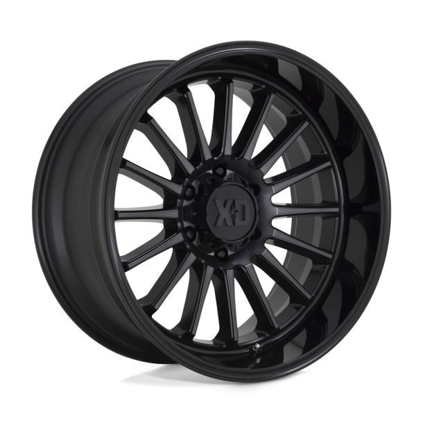 KMC XD XD857 WHIPLASH Gloss Black w/ Gray Tint 22X10 5X127 (BS 4.79) CB 71.50