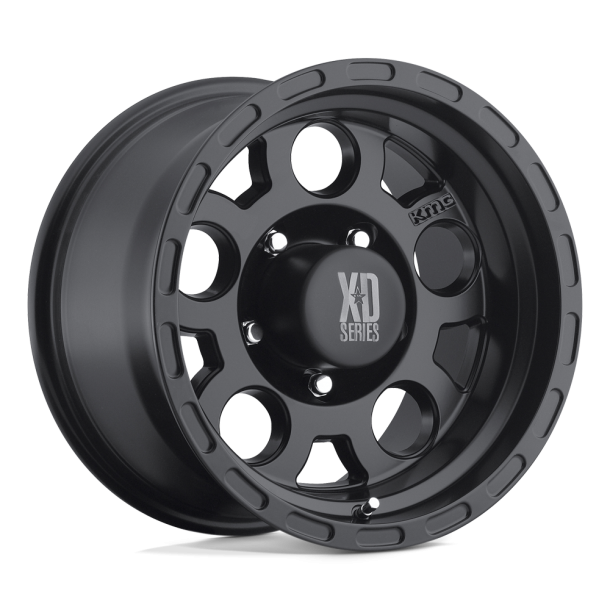 KMC XD XD122 ENDURO Matte Black 17X9 5X127 (BS 4.76) CB 83.70