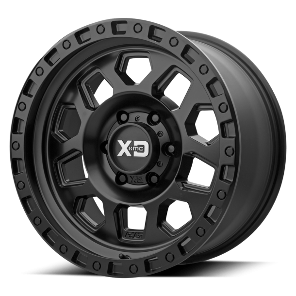 KMC XD XD132 RG2 Satin Black 17X8 5X114.3 (BS 5.48) CB 72.56