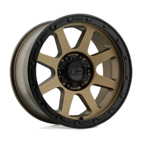 KMC XD XD134 ADDICT 2 Matte Bronze Matte Black Lip 17X8.5 8X170 (BS 4.75) CB 125.10