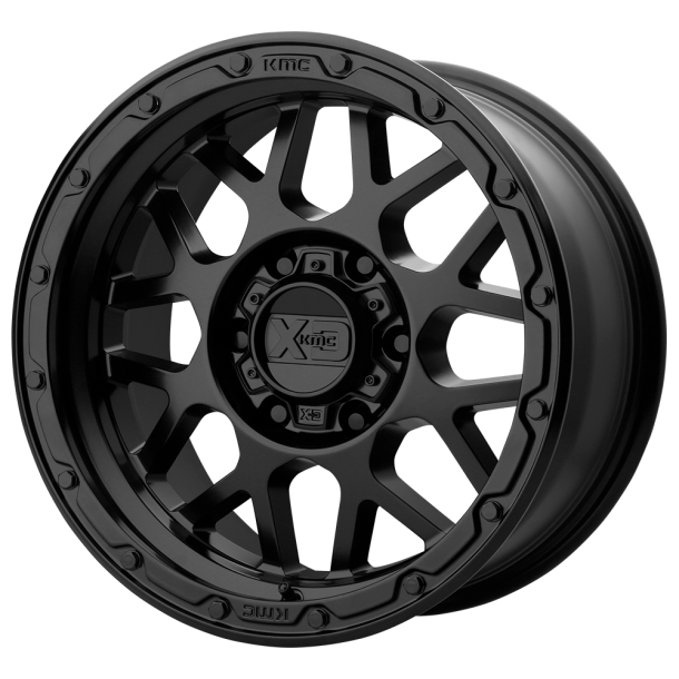 KMC XD XD135 GRENADE OR Matte Black 17X9 8X180 (BS 5.71) CB 124.20