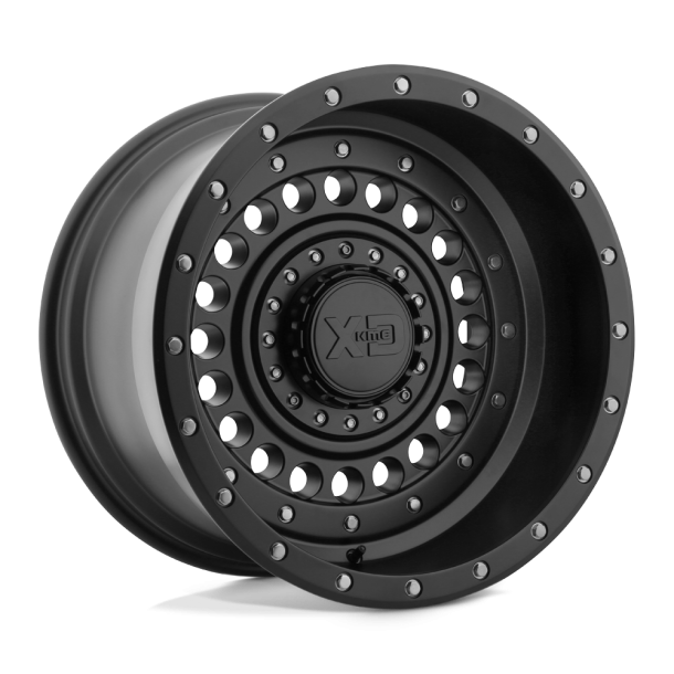 KMC XD XD136 PANZER Satin Black 17X9 5X127 (BS 4.53) CB 78.10