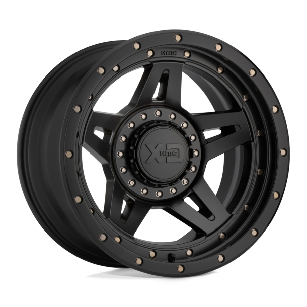 KMC XD XD138 BRUTE Satin Black 17X9 5X127 (BS 4.53) CB 78.10