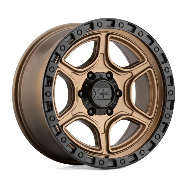 KMC XD XD139 PORTAL Satin Bronze Satin Black Lip 16X8 6X139.7 (BS 4.26) CB 106.10