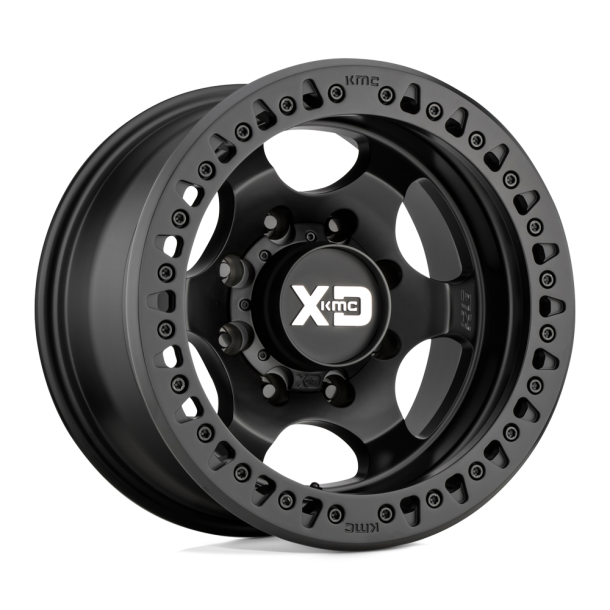 KMC XD XD232 BEADLOCK Satin Black 17X9 5X127 (BS 3.50) CB 71.50