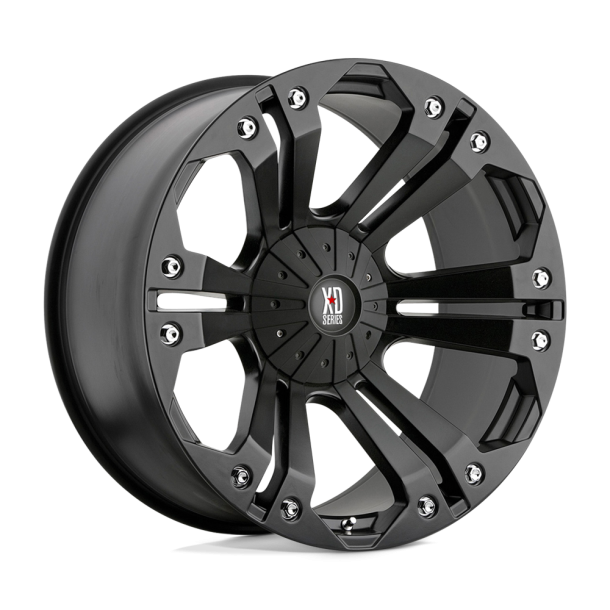 KMC XD XD778 MONSTER Matte Black 18X9 5X114.3 (BS 6.38) CB 72.56