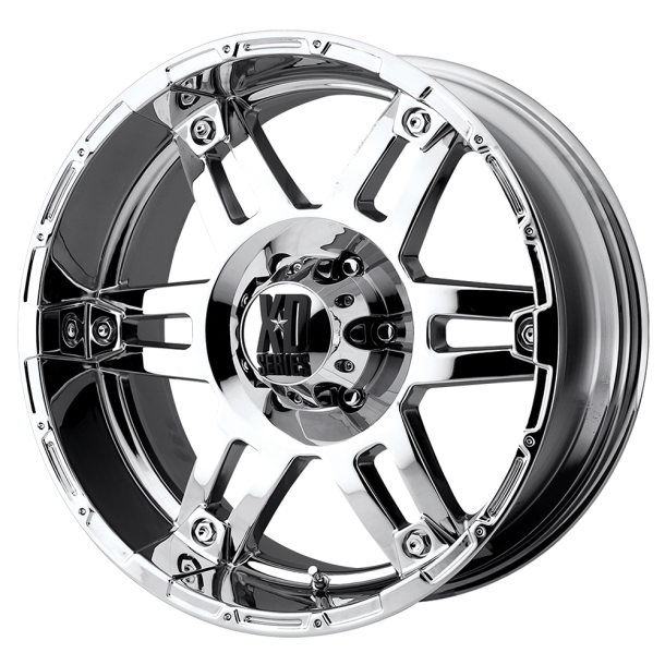 KMC XD XD797 SPY Chrome 17X8 8X180 (BS 5.21) CB 124.20