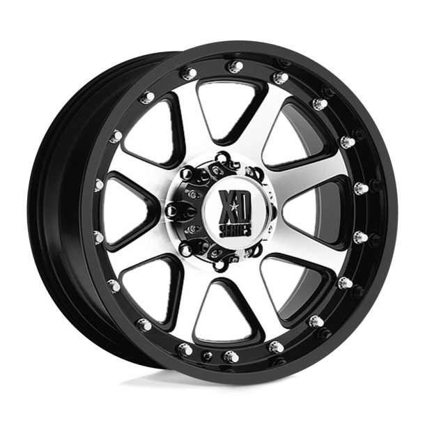 KMC XD XD798 ADDICT Matte Black Machined 18X9 8X180 (BS 5.71) CB 124.20