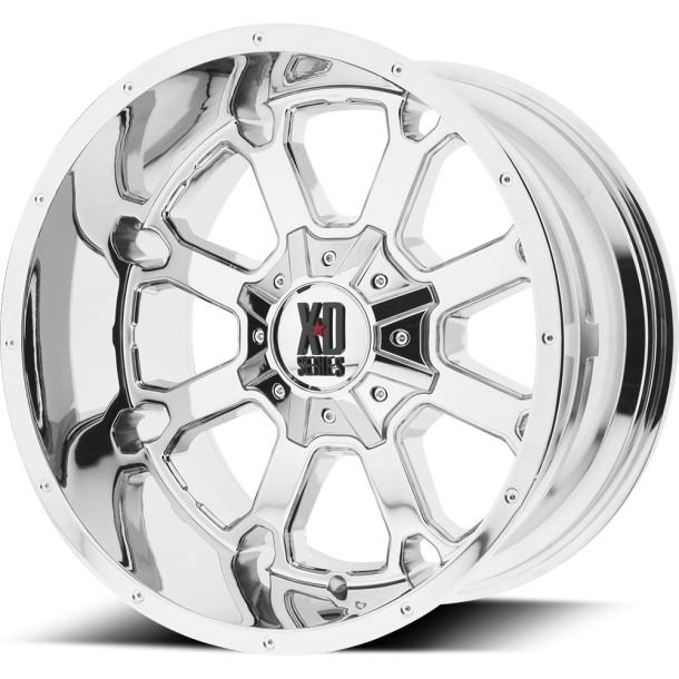 KMC XD XD825 BUCK 25 Chrome 20X12 8X170 (BS 4.77) CB 125.10