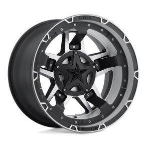 KMC XD XD827 ROCKSTAR III Matte Black Machined 18X9 6X139.7 (BS 5.00) CB 78.10