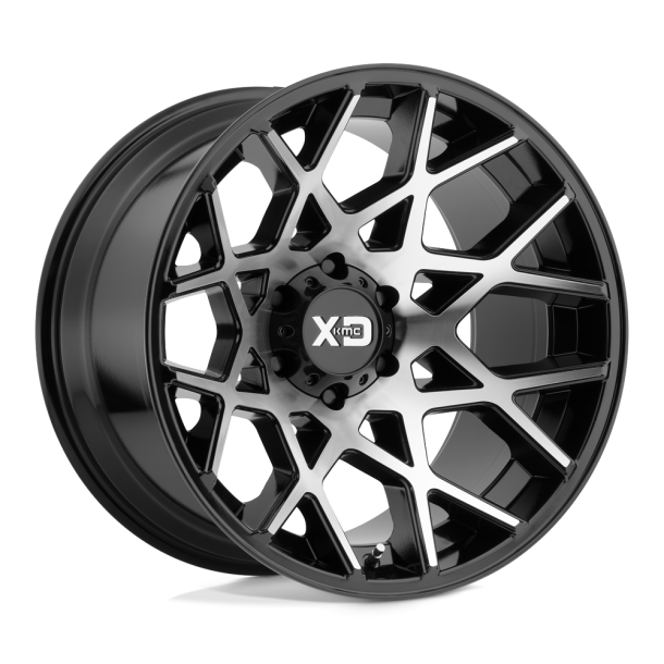 KMC XD XD831 CHOPSTIX Gloss Black Machined 20X10 5X127 (BS 4.56) CB 72.56