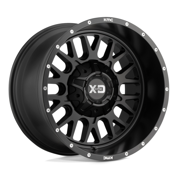 KMC XD XD842 SNARE Satin Black 20X10 5X127 (BS 4.79) CB 78.10