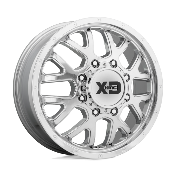 KMC XD XD843 GRENADE DUALLY Chrome - Front 20X8.25 8X165.1 (BS 9.63) CB 117.00