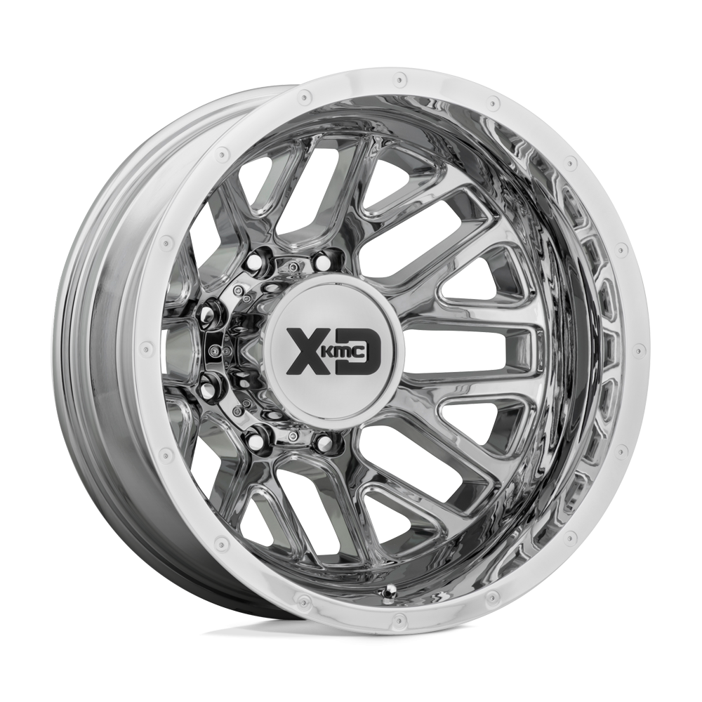 Kmc Xd Xd Grenade Dually Chrome Rear X X Bs Cb X New Ford