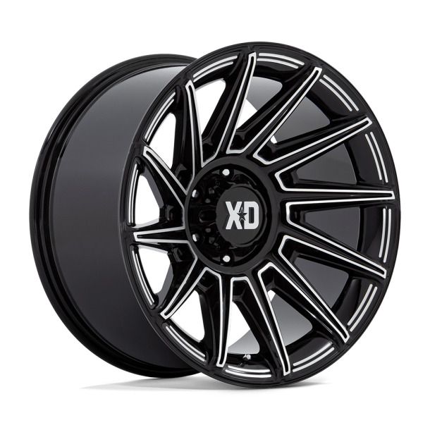 KMC XD XD867 SPECTER Gloss Black Milled 20X10 5X127 (BS 4.79) CB 71.50