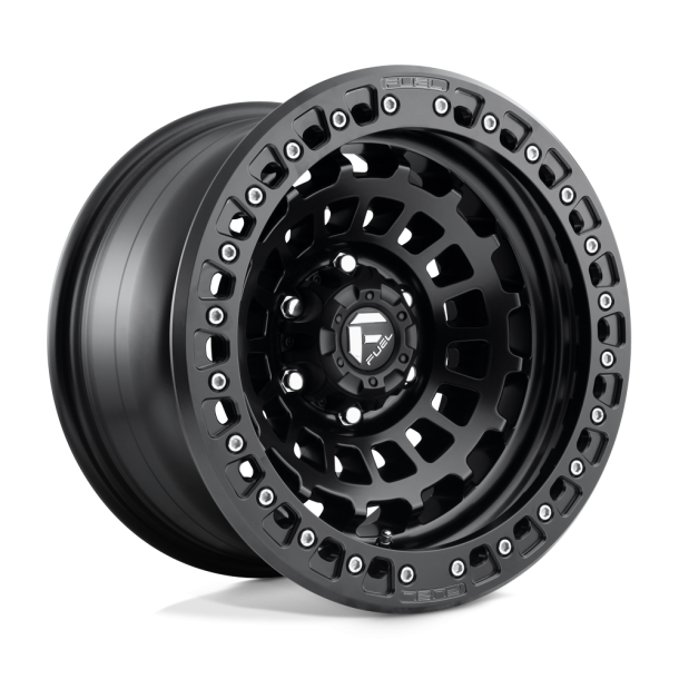 FUEL D101 ZEPHYR BEADLOCK Matte Black 17X9 5X127 (BS 3.50) CB 71.50