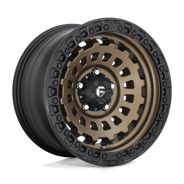 FUEL D634 ZEPHYR Matte Bronze Black Bead Ring 17X9 5X127 (BS 4.53) CB 71.50