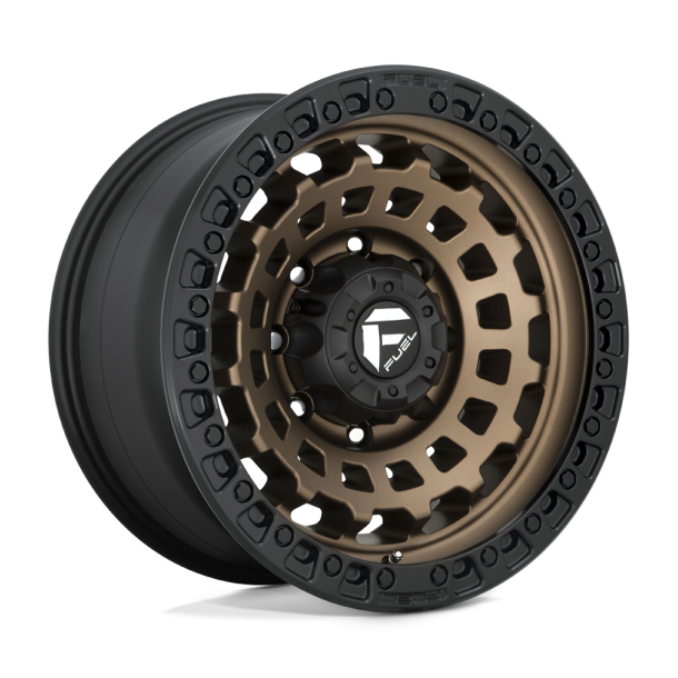 FUEL D634 ZEPHYR Matte Bronze Black Bead Ring 18X9 8X165.1 (BS 4.53) CB 125.10