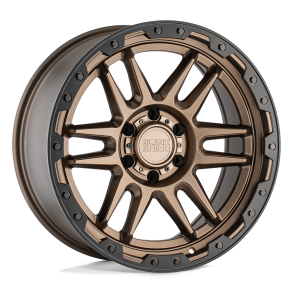 BLACK RHINO APACHE Matte Bronze w/ Black Ring & Black Bolts 17X8.5 6X139.7 (BS 4.75) CB 112.10