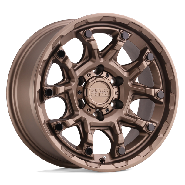 BLACK RHINO ARK Bronze w/ Gloss Black Bolts 17X8.5 5X127 (BS 4.04) CB 71.50