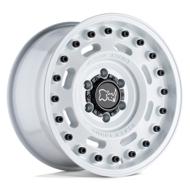 BLACK RHINO AXLE Gloss White 17X9.5 5X127 (BS 4.54) CB 71.50