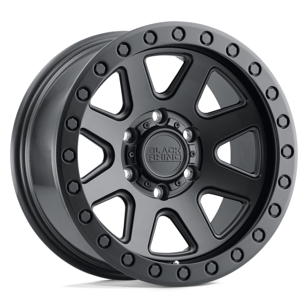 BLACK RHINO BAKER Matte Black 17X8.5 5X114.3 (BS 4.04) CB 71.50